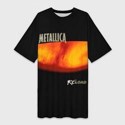 Женская длинная футболка Metallica ReLoad