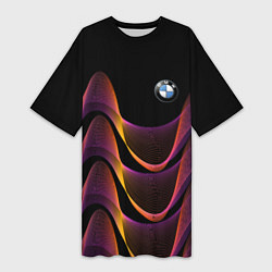 Женская длинная футболка BMW world exhibition 2021
