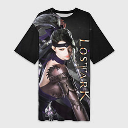 Женская длинная футболка LOST ARK Lance Master