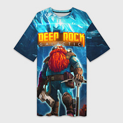 Женская длинная футболка Deep Rock Galactic Scout