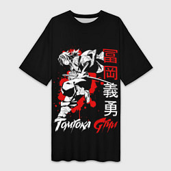 Женская длинная футболка Томиока Tomioka