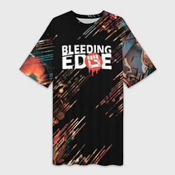 Женская длинная футболка Bleeding Edge!