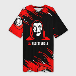 Женская длинная футболка La Casa de Papel - Professor