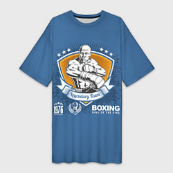 Женская длинная футболка Боксёр Boxing