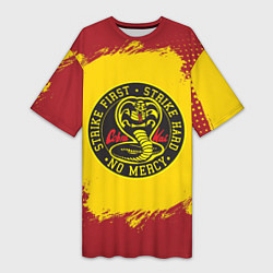 Женская длинная футболка Cobra Kai Big Logo