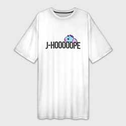 Женская длинная футболка J-Hooope