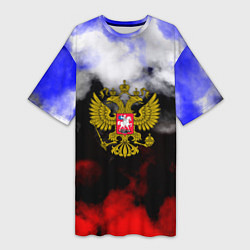 Женская длинная футболка Russia Облока