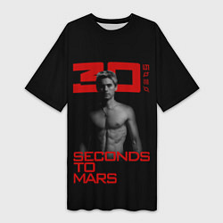 Женская длинная футболка 30 Seconds to Mars Jared Leto