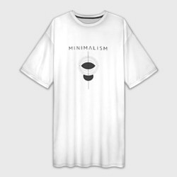 Женская длинная футболка МинимализмMinimalizm