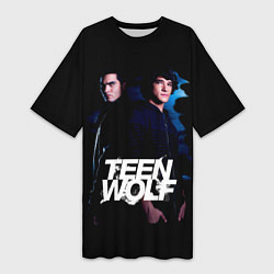 Женская длинная футболка Волчонок Teen Wolf