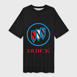 Женская длинная футболка Buick Emblem Logo