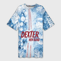 Женская длинная футболка Декстер: новый сезон - новая кровь