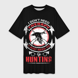 Женская длинная футболка HUNTER Охотник