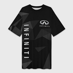 Женская длинная футболка Infiniti Инфинити