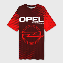 Женская длинная футболка OPEL Pro Racing - Абстракция