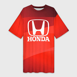 Женская длинная футболка HONDA хонда