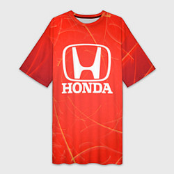 Женская длинная футболка Honda хонда
