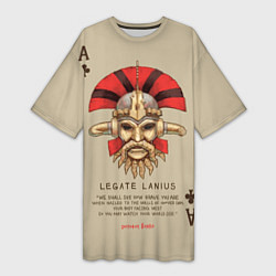 Женская длинная футболка Fallout: legate lanius - Легат Ланий