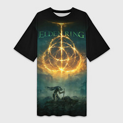 Футболка женская длинная Elden Ring - trd, цвет: 3D-принт