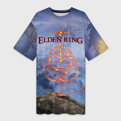 Женская длинная футболка Elden Ring, Logo