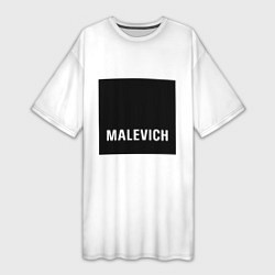Женская длинная футболка MALEVICH