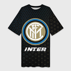 Женская длинная футболка INTER Inter - Графика