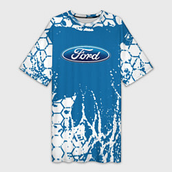 Женская длинная футболка Ford форд