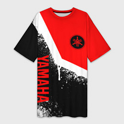 Женская длинная футболка ЯМАХА - YAMAHA МОТО