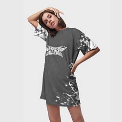 Футболка женская длинная BABYMETAL moametal, цвет: 3D-принт — фото 2