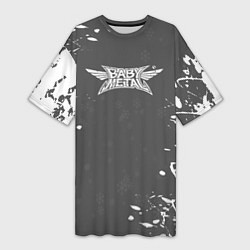 Футболка женская длинная BABYMETAL moametal, цвет: 3D-принт