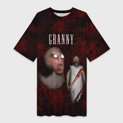 Женская длинная футболка Granny