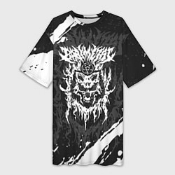 Женская длинная футболка Babymetal baby metal