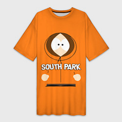 Женская длинная футболка Кенни МакКормик Южный парк