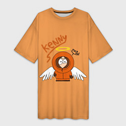 Женская длинная футболка Южный парк - Кенни Kenny