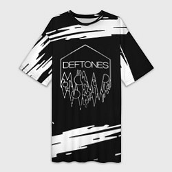 Женская длинная футболка Deftones