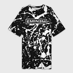 Женская длинная футболка Eminem Эминема
