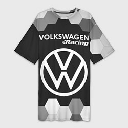 Женская длинная футболка VOLKSWAGEN RACING Графика