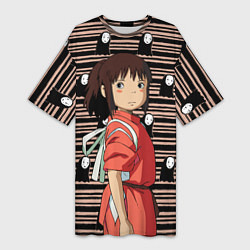 Женская длинная футболка Sen to Chihiro