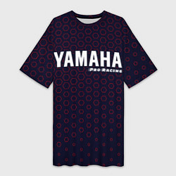 Женская длинная футболка YAMAHA Pro Racing Соты