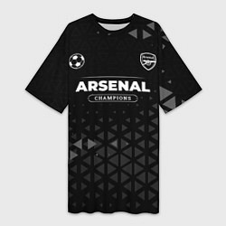 Женская длинная футболка Arsenal Форма Champions