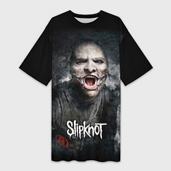Женская длинная футболка Slipknot - The Gray Chapter - Corey Taylor