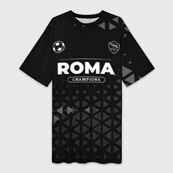 Женская длинная футболка Roma Форма Champions