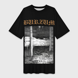 Женская длинная футболка Burzum cockroaches