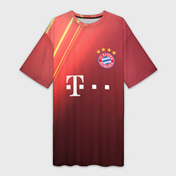 Женская длинная футболка Bayern munchen T