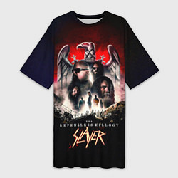 Женская длинная футболка Slayer: The Repentless Killogy