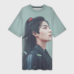 Женская длинная футболка Неукротимый Вей Ин