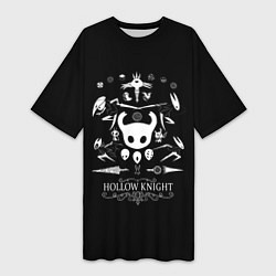 Женская длинная футболка Hollow Knight персонажи игры