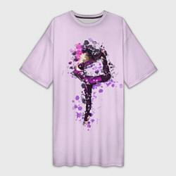 Женская длинная футболка Стройная гимнастка