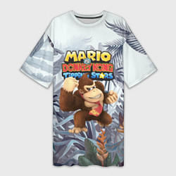 Женская длинная футболка Mario Donkey Kong - Nintendo - Gorilla