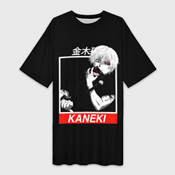 Женская длинная футболка Tokyo Ghoul - Kaneki Ken